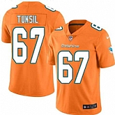 Nike Men & Women & Youth Dolphins 67 Laremy Tunsil Orange Color Rush Limited Jersey,baseball caps,new era cap wholesale,wholesale hats